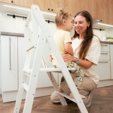 STEP’n’FOLD® – Faltbarer Montessori Lernturm mit verstellbarer Höhe