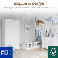 Yappy Classic Kleiderschrank – 2türig mit Schublade
