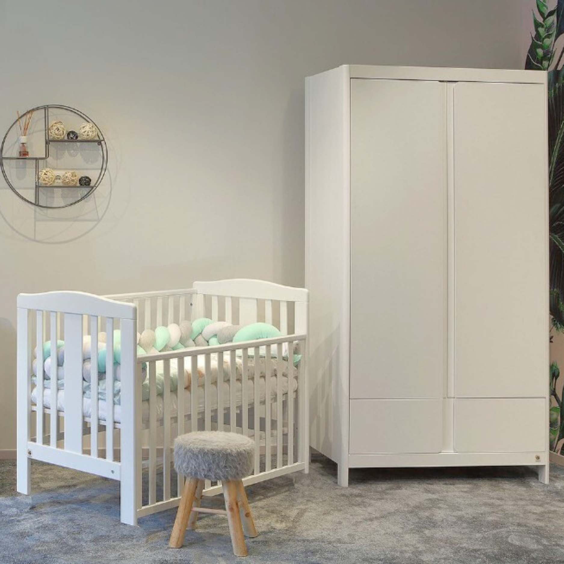 Yappy Classic Kleiderschrank – 2türig mit Schublade