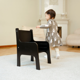 Tulla® Kinderstuhl – 3fach höhenverstellbarer Montessori Stuhl aus Holz