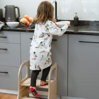 MIIMO® – Höhenverstellbarer Montessori Tritthocker aus Holz