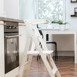 STEP’n’FOLD® – Faltbarer Montessori Lernturm mit verstellbarer Höhe