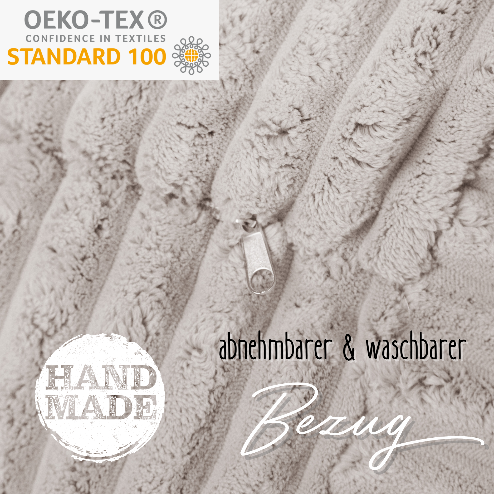 "Fluffy Cloud" Kinder-Sitzsack 80x85cm mit EPS Perlen