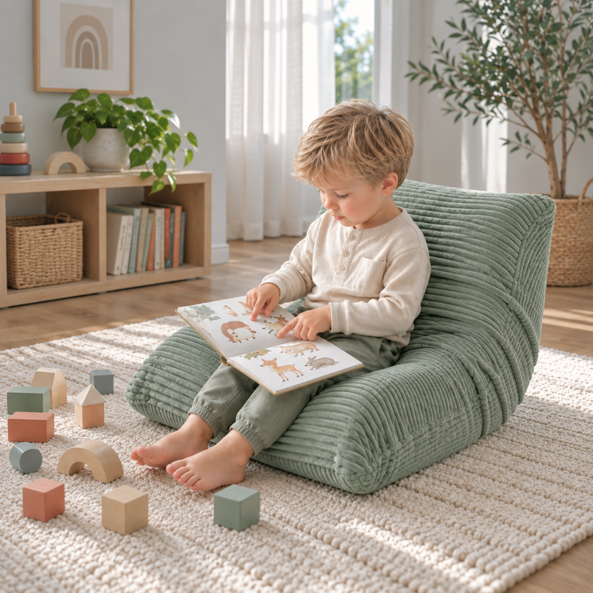 "Cozy Mooni" Ergonomic lounge chair with 4-zone system