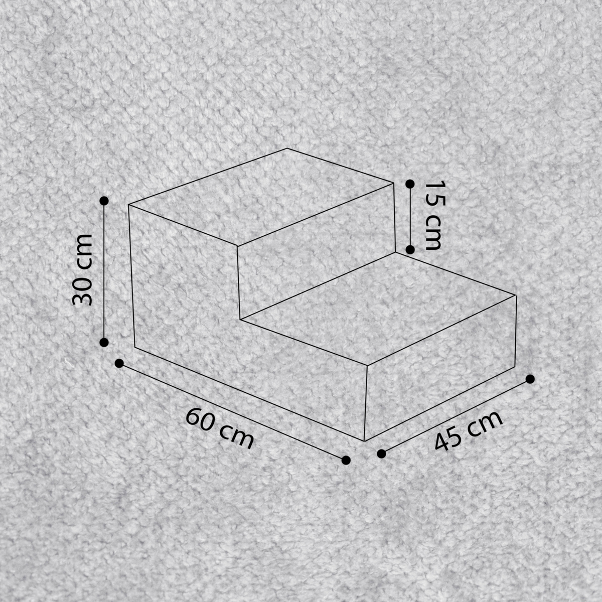 "Nilly Step" Treppe für Bällebäder 60x45x30cm