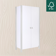 YappyÉtude Design Kleiderschrank – 2türig mit Schubladen