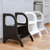 MIIMO® – Höhenverstellbarer Montessori Tritthocker aus Holz