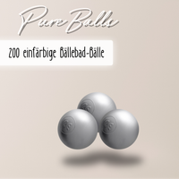 "Pure Balls" 200 einfärbige Bällebad-Bälle, CE-zertifiziert
