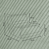 "Cozy Mooni" Ergonomischer Lounge-Sessel mit 4-Zonen-System