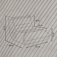 "Cozy Mooni" Ergonomischer Lounge-Sessel mit 4-Zonen-System