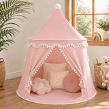 Play tent - breathable made of cotton &amp; hemp