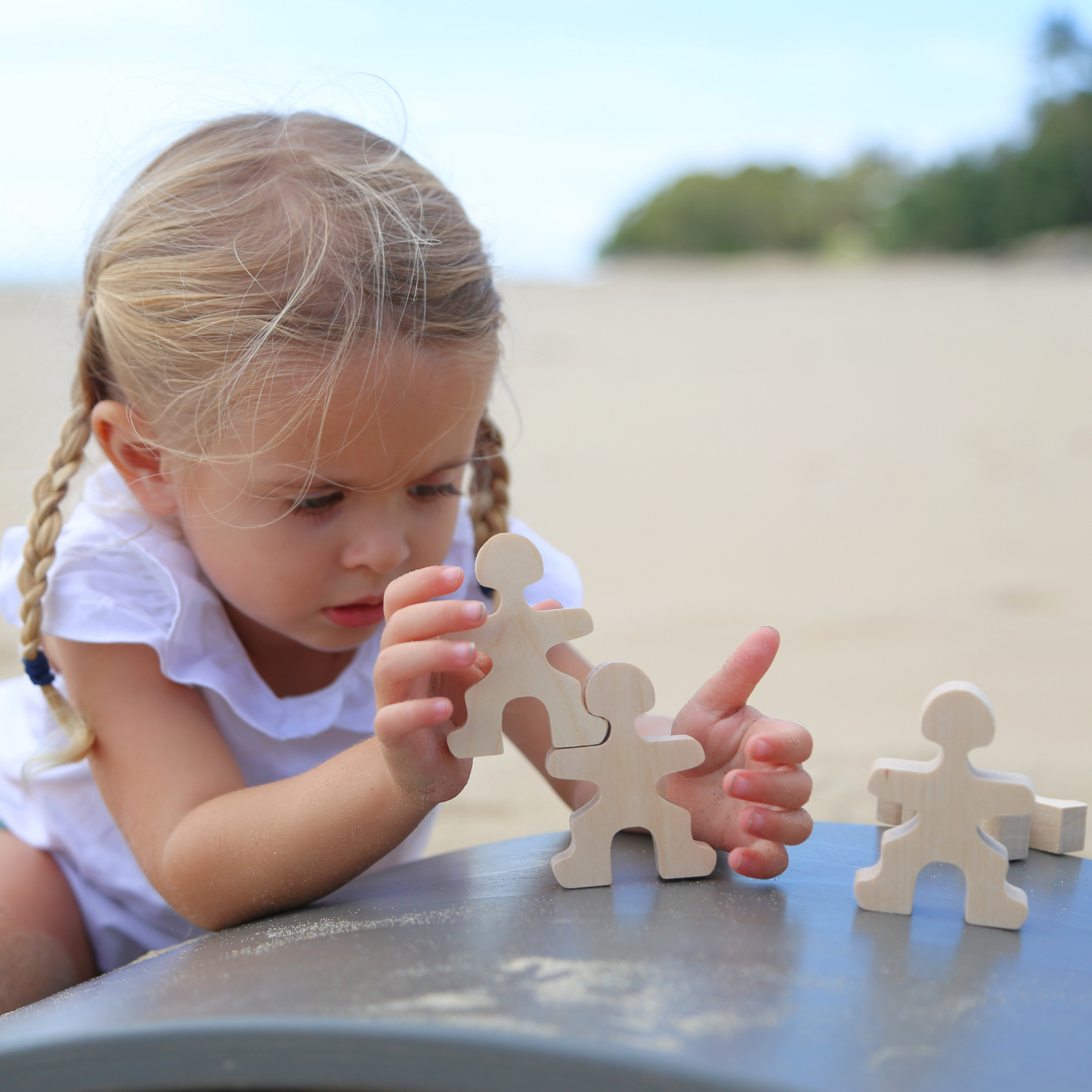 Flockmen® – Montessori Holzfiguren für kreatives Spielen