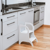 MIIMO® – Höhenverstellbarer Montessori Tritthocker aus Holz
