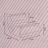 "Cozy Mooni" Ergonomischer Lounge-Sessel mit 4-Zonen-System