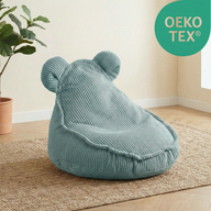 RETOURENARTIKEL: "Huggy Bear" Sitzsack mit Ohren für Kinder 68x45cm