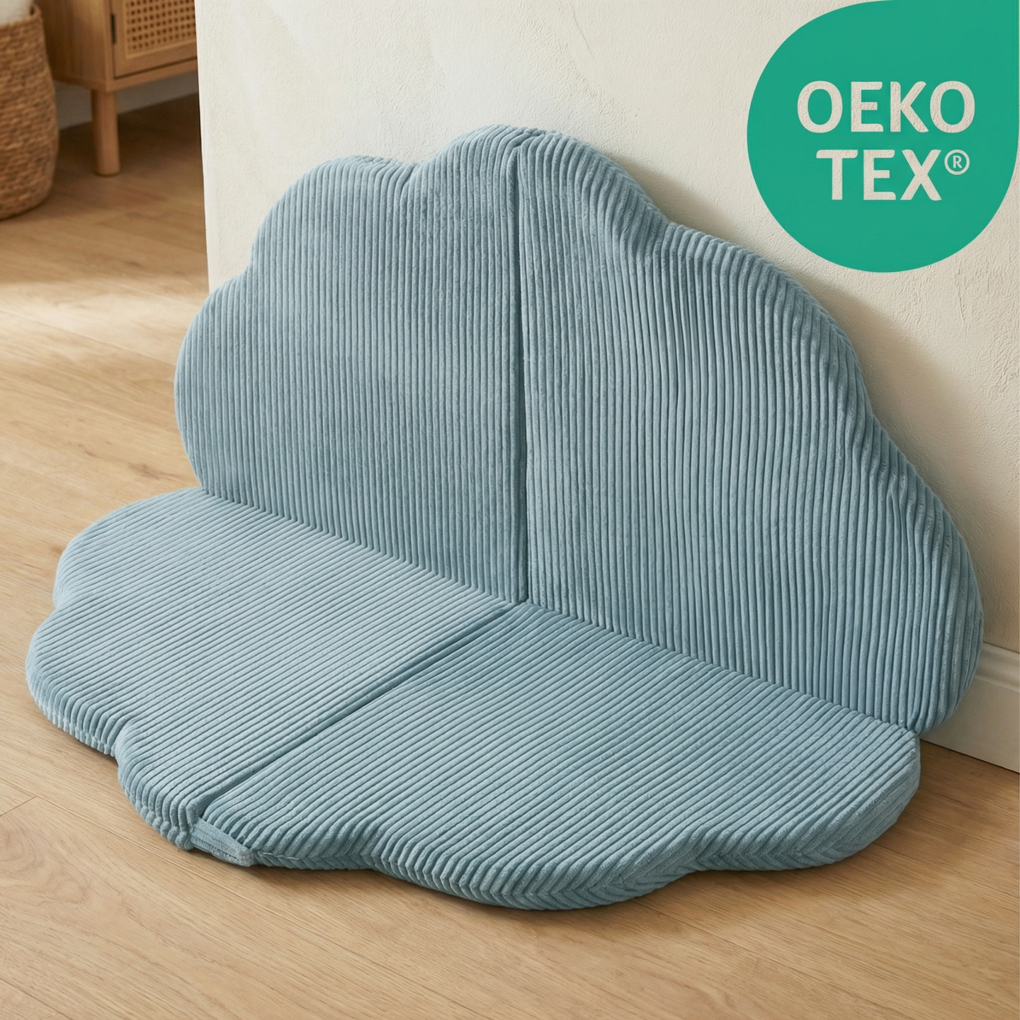 "Bloomy Mat" Spielmatte 115x115x5cm mit Cord-Bezug