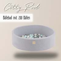 "Cotty Pool" Bällebad 90x30cm, mit 200 Bällen