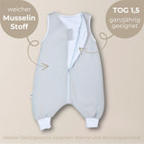 YappyBuzz Baby- und Kinderschlafsack mit Beinen