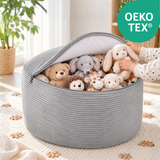 "Toy Pouf" befüllbarer Aufbewahrungs-Sitzhocker 65×30 cm