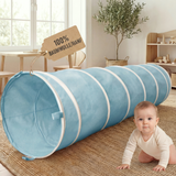 Spieltunnel aus Baumwolle/Hanf, passend zum runden Spielzelt, 180x46cm