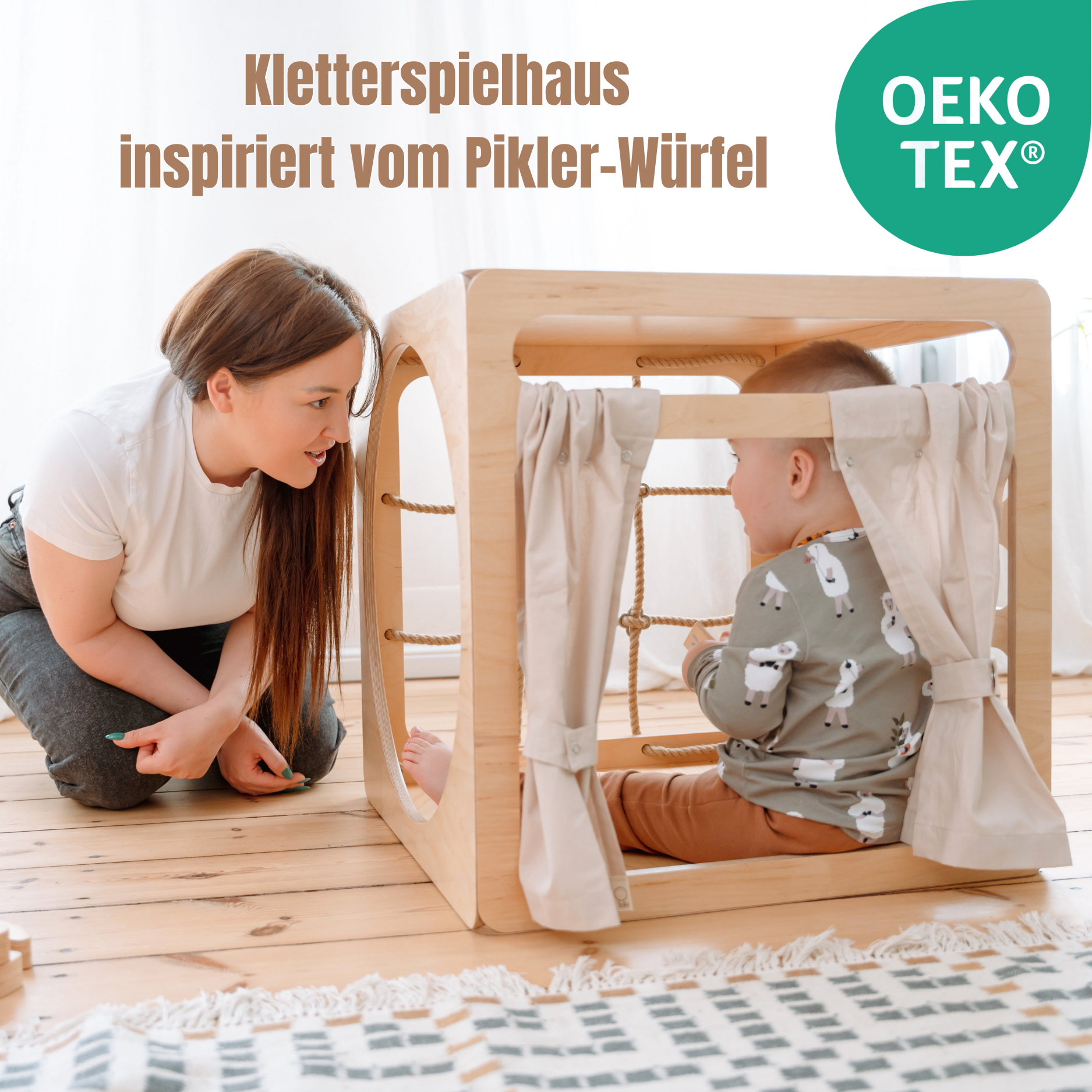 Cubitri® – Montessori Kletterhaus, inspiriert vom Pikler-Würfel