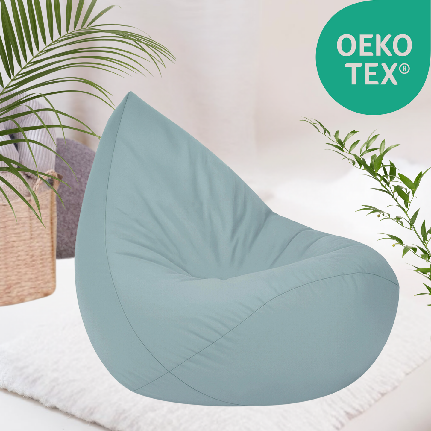 "Sunny Seat" Wasserfester Kinder-Sitzsack für drinnen & draußen
