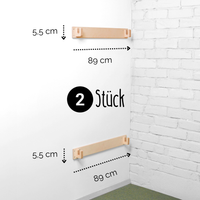 Wandmontage Set – Sprossenwand Erweiterung für MOPITRI® & FIPITRI® Kletterrahmen