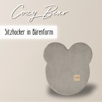 "Cozy Bear" Sitzhocker 46x25 cm