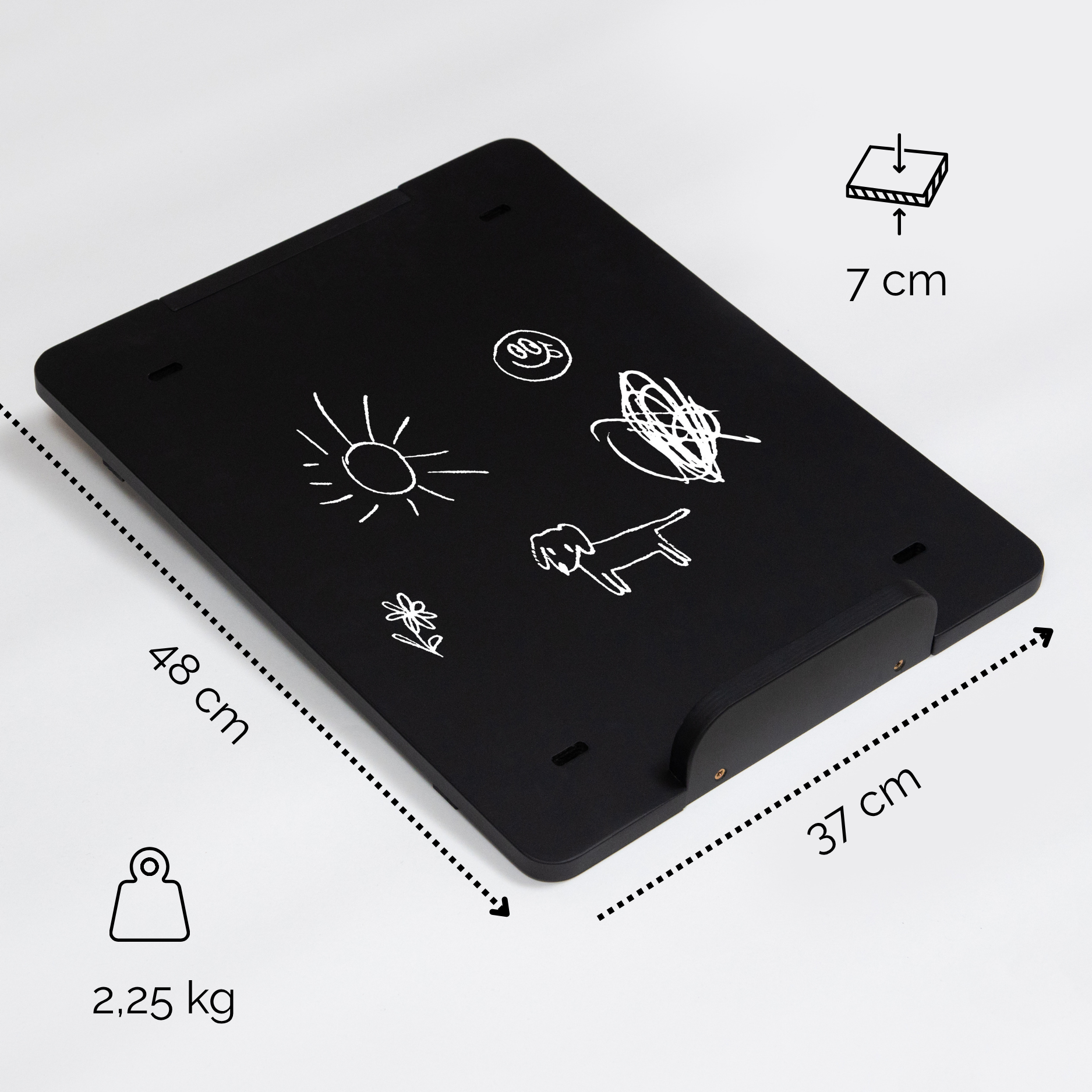 Zweiseitige Maltafel – kreatives Zusatzboard für Lerntürme & Kletterspielzeug