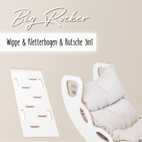 "Big Rocker" 3in1, Wippe, Kletterbogen & Rutsche 90x41x50 cm