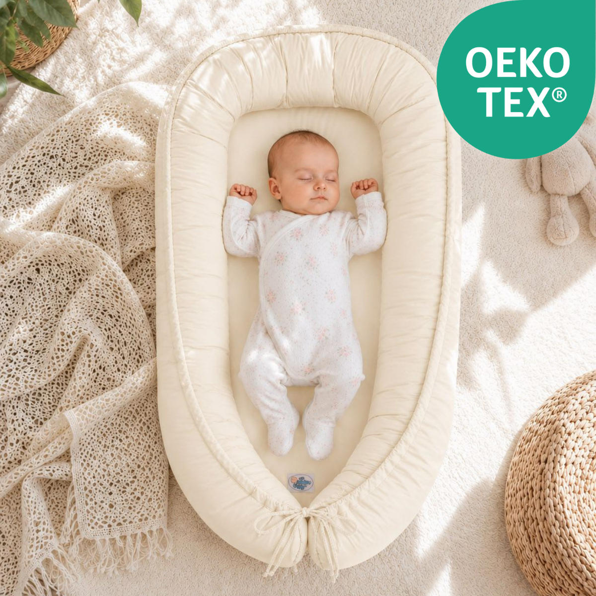 wendbares Babynest Classic - 100% Baumwolle