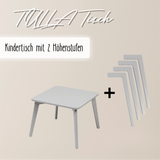 Tulla® Kindertisch – Mitwachsender Montessori Tisch aus Holz