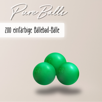 "Pure Balls" 200 einfärbige Bällebad-Bälle, CE-zertifiziert