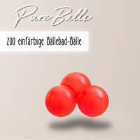 "Pure Balls" 200 einfärbige Bällebad-Bälle, CE-zertifiziert