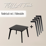 Tulla® Kindertisch – Mitwachsender Montessori Tisch aus Holz