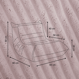 "Fluffy Mooni" Ergonomischer Lounge-Sessel mit 4-Zonen-System