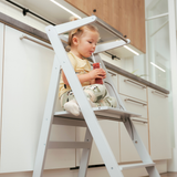 STEP’n’FOLD® – Faltbarer Montessori Lernturm mit verstellbarer Höhe