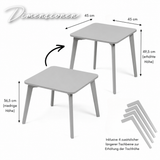 Tulla® Kindertisch – Mitwachsender Montessori Tisch aus Holz