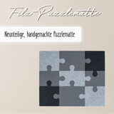 Filz-Puzzlematte aus recyceltem Material, 50x50 & 90x76cm