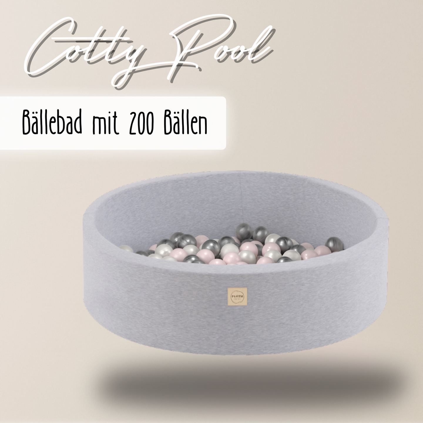 "Cotty Pool" Bällebad 90x30cm mit 200 Bällen