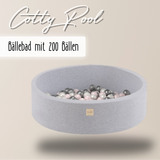 "Cotty Pool" Bällebad 90x30cm, mit 200 Bällen