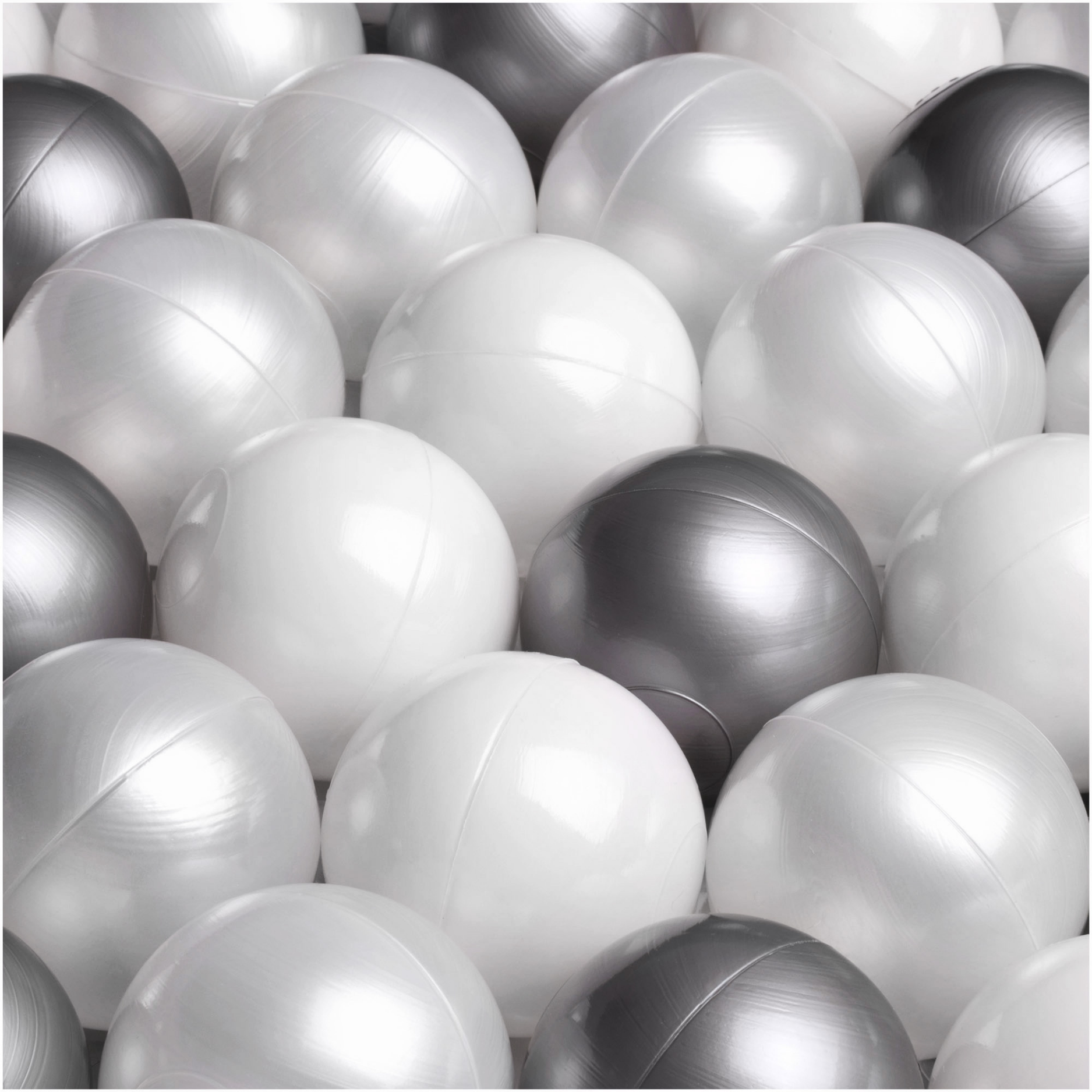 "Dreamy Balls" 200 Bällebad-Bälle im sanften Farbmix, CE-zertifiziert
