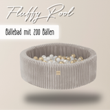 "Fluffy Pool" Bällebad 90x30cm mit 200 Bällen