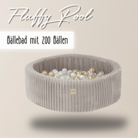 "Fluffy Pool" Bällebad 90x30cm mit 200 Bällen