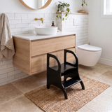 MIIMO® – Höhenverstellbarer Montessori Tritthocker aus Holz