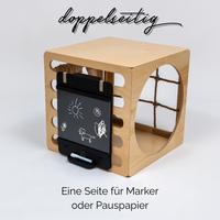 Zweiseitige Maltafel – kreatives Zusatzboard für Lerntürme & Kletterspielzeug