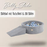 "Bally Slide" Bällebad 90x30cm mit Rutschkeil & 200 Bällen