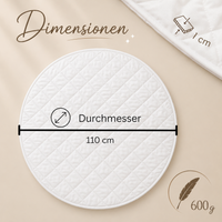Round play mat - 110 cm