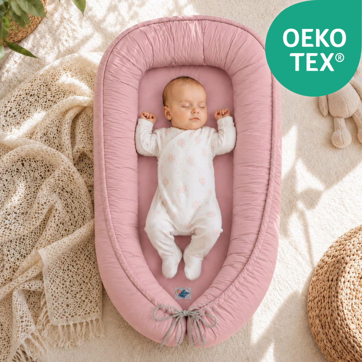 wendbares Babynest Classic - 100% Baumwolle
