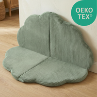 "Bloomy Mat" Spielmatte 115x115x5cm mit Cord-Bezug